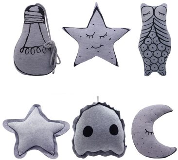 Lichtgevende Maan Night Star Lamp Uil Kussen Kussen Kids Kind Kerst Kerstcadeau