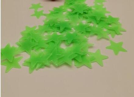 Lichtgevende Muurstickers Glow In The Dark Sterren Sticker Decals Voor Kids Baby Kamers Kleurrijke Fluorescerende Sticker Plafond Home Decor geel meteor