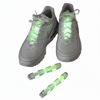 Lichtgevende schoen verlichting groen - Verkleedattributen