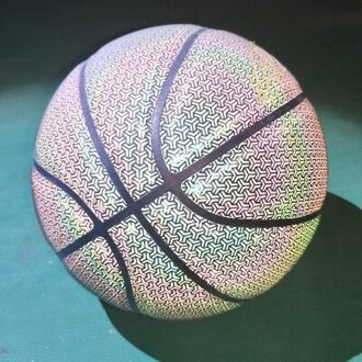 Lichtgevende Straat Rubber Basketbal Bal Nacht Spel Size 7 Pu Basketbal Concurrentie Outdoor/Indoor Provexyz Rood