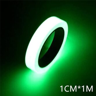 Lichtgevende Tape 1.5Cm * 1M Zelfklevende Tape Nachtzicht Glow In Dark Veiligheidswaarschuwing Security Podium home Decoratie Tapes 1cm X 1m