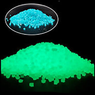 Lichtgevende Zand Stenen Glow In Dark Tuin Park Road Pebbles Aquaria Aquarium Decoratie Steen Zand Ornament Voor Party Thuis blauw