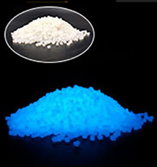 Lichtgevende Zand Stenen Glow In Dark Tuin Park Road Pebbles Aquaria Aquarium Decoratie Steen Zand Ornament Voor Party Thuis lucht blauw