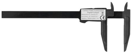 Lichtgewicht 200Mm Carbon Fiber Plastic Lcd Digitale Display Elektronische Schuifmaat Gauge Micrometer Meten