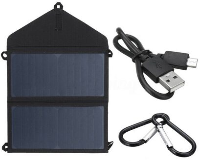 Lichtgewicht 20W Moncrystalline Zonnepaneel Module Draagbare Solar Battery Charger Universele Sunpower Controller Zwart