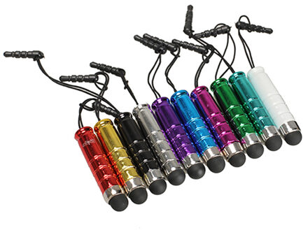 Lichtgewicht Duurzaam 10 Stuks Plastic Stylus Pen Voor Capacitieve Touchscreen Telefoon Tablet Pc 45 Mm * 0.8 Mm