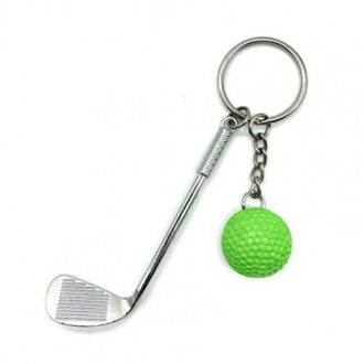 Lichtgewicht Golfbal Hanger Sleutelhanger Mode Split Sleutelhanger Voor Sport Liefhebbers Golfbal Hanger groen