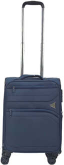 Lichtgewicht marineblauwe reisbagagekoffers met 8 wielen Navy