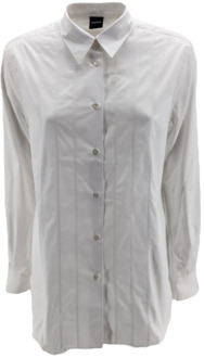 Lichtgewicht Natuurlijke Witte Overhemden Aspesi , White , Dames - 2XS