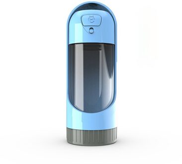 Lichtgewicht Pet Kat Hond Water Feeder Met Filter Lekvrije Lock Drinken Kom Dispenser Food Grade Materiaal Dierbenodigdheden Blauw