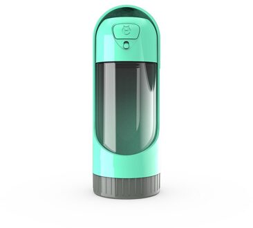 Lichtgewicht Pet Kat Hond Water Feeder Met Filter Lekvrije Lock Drinken Kom Dispenser Food Grade Materiaal Dierbenodigdheden groen