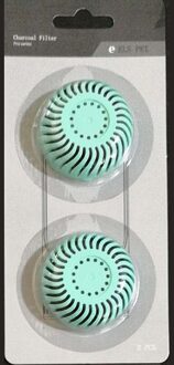 Lichtgewicht Pet Kat Hond Water Feeder Met Filter Lekvrije Lock Drinken Kom Dispenser Food Grade Materiaal Dierbenodigdheden Licht Groen