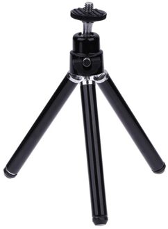 Lichtgewicht Telefoon Statief Telefoon Standhouder Draagbare Desktop Mobiele Telefoon Tripode Voor Iphone Android Video Camera zwart