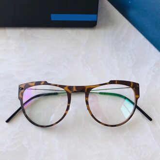 Lichtgewicht Titanium TR90 Eyewear Ronde Bril Voor Mannen Vrouwen Heldere Cirkel Optische Brillen Transparante Frame schildpad