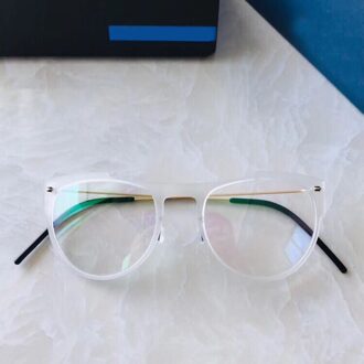 Lichtgewicht Titanium TR90 Eyewear Ronde Bril Voor Mannen Vrouwen Heldere Cirkel Optische Brillen Transparante Frame