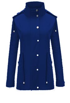 Lichtgewicht Vrouwen Hooded Regenjassen Met Zakken & Trekkoord Lange Mouw Waterdichte Regenjas Outdoor Regenjas Regenkleding