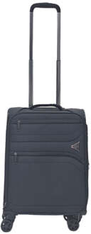 Lichtgewicht zwarte reisbagagekoffers met 8 wielen