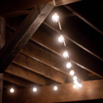 lichtketting helder, helder / zwart helder, zwart