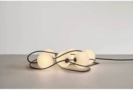 lichtketting Miss Garland 12, IP44, PVC wit, zwart