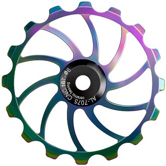 Lichtmetalen Neuswiel Fiets Achterderailleur Gids Katrol Staal Dragende Racefiets Gids Roller Idler Cyclus Mtb Fiets Achterwiel 16T