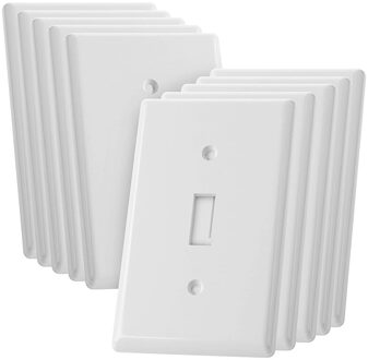 Lichtschakelaar Cover, Schakelaar Plaat Covers, Pak Van 10, Enkele Lichtschakelaar Cover, lichtschakelaar Cover, Lichtschakelaar Plaat