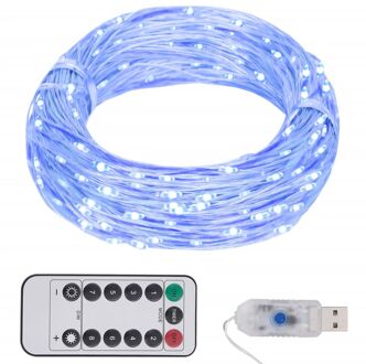 Lichtslinger met 150 LED's 15 m blauw Multikleur