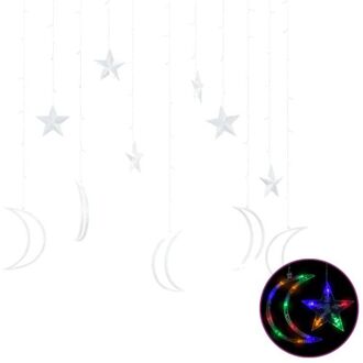 Lichtslinger ster en maan 138 LED's meerkleurig Multikleur