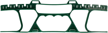 Lichtsnoer haspel - voor opruimen/oprollen van kerstverlichting - kunststof - 39 x 12 cm Groen