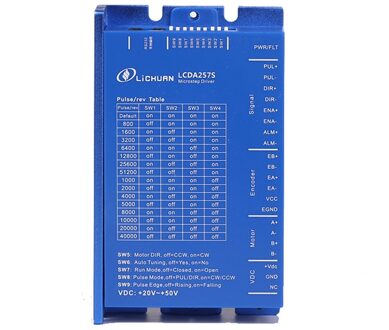 Lichuan 2 Fase 20-50VDC 6A LCDA257S Nema23/24 Gesloten Loop Stappenmotor Driver