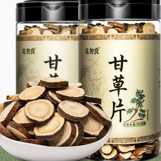 Licorice Tablets Soaked in Water Bottled Hay Powder Tea Traditional Chinese Medicine Astragalus Tea