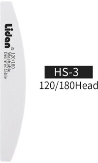 Lidan 2 Stks/pak Double Side Spons Nagelvijlen 100/180 Trimmer Nail Buffer Polijsten Slijpen Manicure Pedicure Nail Tool