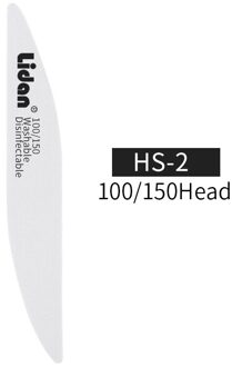 Lidan 2 Stks/pak Double Side Spons Nagelvijlen 100/180 Trimmer Nail Buffer Polijsten Slijpen Manicure Pedicure Nail Tool