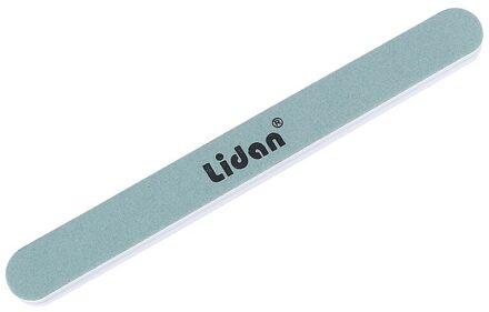 Lidan 2 Stks/pak Double Side Spons Nagelvijlen 100/180 Trimmer Nail Buffer Polijsten Slijpen Manicure Pedicure Nail Tool