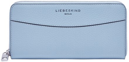 Liebeskind Alessa 3 Pebble Gigi breath Dames portemonnee Blauw - H 9.5 x B 19 x D 2