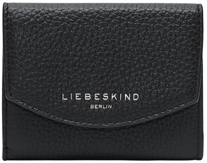 Liebeskind Alessa 3 Pebble Louisa black Dames portemonnee Zwart - H 8.5 x B 10.8 x D 2