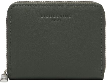 Liebeskind Conny Wallet olivgrun dames portemonnee Groen - H 10 x B 12,5 x D 2 cm