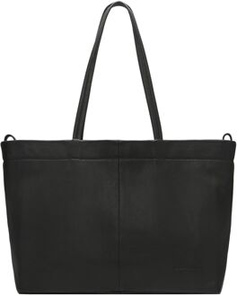 Liebeskind Hera II Shopper L schwarz schoudertas dames Zwart - H 30 x B 55 x D 17 cm
