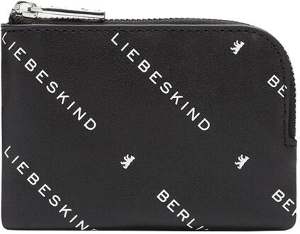 Liebeskind Lena Wallet XS black dames portemonnee Zwart - H 7.7 x B 11.5 x D 1 cm
