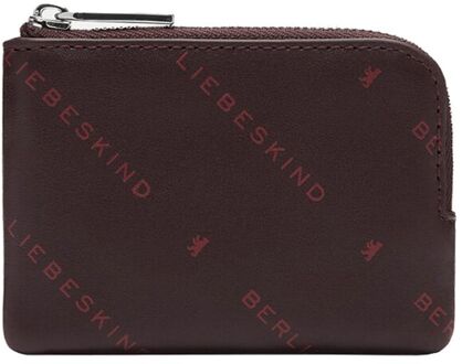 Liebeskind Lena Wallet XS burgundy dames portemonnee Rood - H 7.7 x B 11.5 x D 1 cm