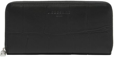 Liebeskind Mira Wallet L schwarz dames portemonnee Zwart - H 9,4 x B 18,8 x D 2 cm