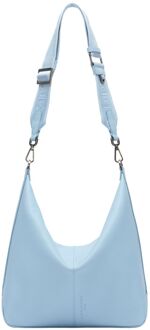 Liebeskind Paris Hobo M blue denim schoudertas dames Blauw - H 32 x B 40 x D 13 cm