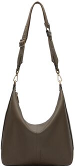 Liebeskind Paris Hobo M cognac schoudertas dames - H 32 x B 40 x D 13 cm