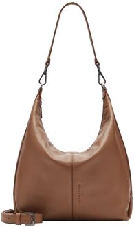 Liebeskind Paris Hobo M sepia schoudertas dames Bruin - H 32 x B 27 x D 13 cm