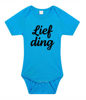 Lief ding kraamcadeau rompertje blauw jongens 92 (18-24 maanden)