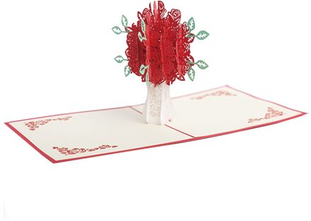 Liefde 3D Pop Up Kaarten Valentijnsdag Postkaart Met Envelop Stickers Huwelijksuitnodiging Wenskaarten Anniversary Voor Haar type C
