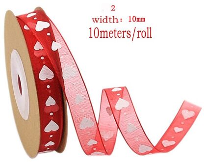Liefde Gedrukt Lint Bruiloft Tanabata Wrap Touw Valentijnsdag Rode Jacquard Lint Diy Handgemaakte Lint 2