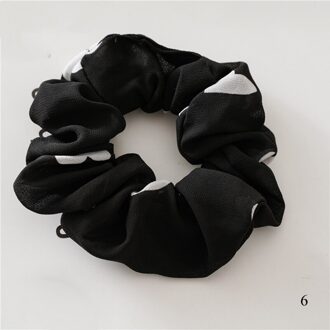Liefde Hart Print Scrunchies Vrouwen Koreaanse Zoete Chiffon Elastische Haarbanden Meisjes Haar Banden Paardenstaart Houder Haar Accessoires 6