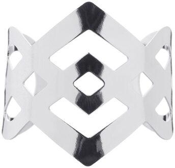 Liefde Hart Servet Houder West Diner Handdoek Servet Ring Bruiloft Evenement Partij Decoratie Tafel Decoratie Accessoires Tool Style1 zilver