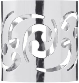 Liefde Hart Servet Houder West Diner Handdoek Servet Ring Bruiloft Evenement Partij Decoratie Tafel Decoratie Accessoires Tool Style3 zilver