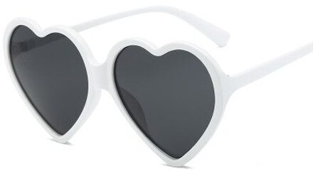 Liefde Hart Zonnebril Vrouwen Leuke Sexy Retro Cat Eye Vintage Goedkope Zonnebril UV400 Lens Vrouwelijke
